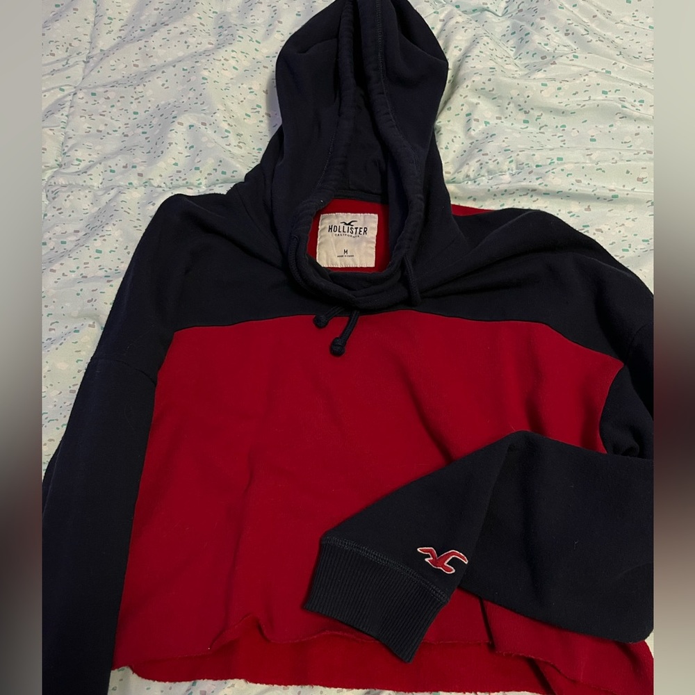 Hollister cropped hoodie